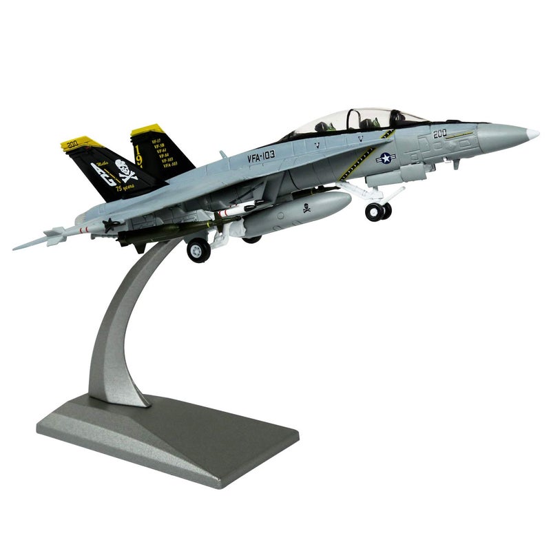 HANGHANG 1/100 Scale F/A-18 Hornet Strike Fighter Plane Metal Fighter Military Model Diecast Plane Model for Collection or Gift - Image 1